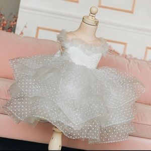 Itty Bitty Toes White Dress